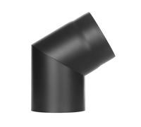 Conduit poêle à bois - Coude fixe 60° - noir - Tecnovis TEC-Stahl Ø 160 mm