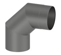 Conduit poêle à bois - Coude fixe 90° - gris - Tecnovis TEC-Stahl Ø 120 mm