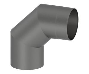 Conduit poêle à bois - Coude fixe 90° - gris - Tecnovis TEC-Stahl Ø 120 mm