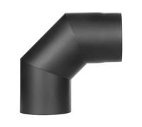 Conduit poêle à bois - Coude fixe 90° - noir - Tecnovis TEC-Stahl Ø 120 mm