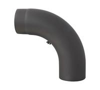 Conduit poele à bois - Coude monobloc 90° avec trappe de visite - noir - Reuter Ferrum