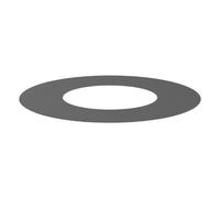 Conduit poêle à bois - double paroi - Rosace murale jusqu’à 85 mm gris - Tecnovis TEC-Protect 150mm