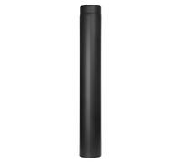 Conduit poêle à bois - Elément droit 1000 mm - noir - Tecnovis TEC-Stahl 160 mm