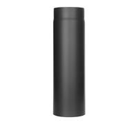 Conduit poêle à bois - Elément droit 500 mm - noir - Tecnovis TEC-Stahl 120 mm
