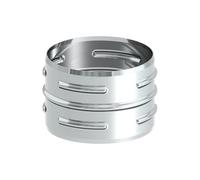 Conduit poêle à bois - Raccord mâle en inox -Tecnovis TEC-Stahl 130 mm