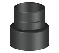 Conduit poêle à bois - Réduction de conduit - noir - Tecnovis TEC-Stahl Reduzierung 200 - 160 mm