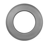 Conduit poêle à bois - Rosace de finition 55 mm - gris - Tecnovis TEC-Stahl 120 mm