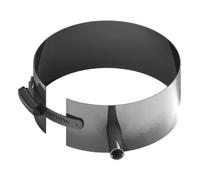 Conduit poêle à granule - Collier de fixation avec manchon fileté - non peint - Tecnovis TEC-Pellet 80 mm, 80 mm
