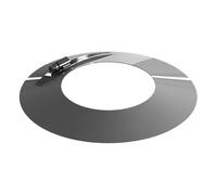 Conduit poêle à granule - Rosace murale - non peint - Tecnovis TEC-Pellet 100 mm