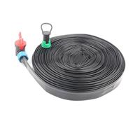 Conduite d'irrigation goutte-à-goutte, Tuyau plat de tube d'irrigation bande d'égouttement PE 16mm for le jardin ferme 0.2mm 300mm tailles multiples(30m Kits)