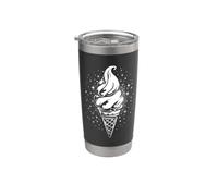 Cône de crème glacée Dessert glacé Profession Gobelet isotherme en acier inoxydable double paroi