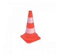 Cône de signalisation PVC recyclé - 50 cm Vinmer