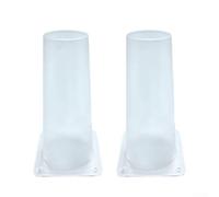 Cône de sortie unidirectionnel pour boudin transparent réutilisable pour enlever les animaux sans cruauté - Barrière conique pour greniers, toits, aérations, cheminées, résistant aux UV (2 pièces)