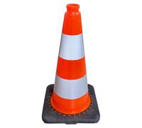Conebase caoutchouc et bande réfléchissante CLASSE 2 VISO - RC500
