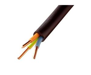 CONECTICPLUS Bobine de câble électrique rigide 3x2.5 mm_ R2V 50 mètres noire