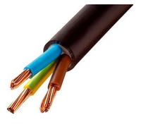 CONECTICPLUS Bobine de câble électrique souple 3x1.5 mm_ H07RNF 10 mètres noire