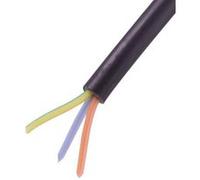 CONECTICPLUS Bobine de câble électrique souple 3x2.5 mm_ h07 rnf 50 mètres noire Noir G
