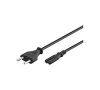 CONECTICPLUS Câble électrique bipolaire format huit 1m noir