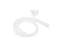 CONECTICPLUS Gaine pour câbles et fils en spirale ø max : 16mm blanche 2m