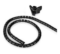 CONECTICPLUS Gaine pour câbles et fils en spirale ø max : 16mm noire 2m Noir G