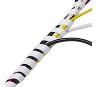 CONECTICPLUS Gaine pour câbles et fils spirale ø max : 15 mm blanche 10m Transparent G