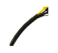 CONECTICPLUS Gaine pour câbles et fils spirale ø max : 15 mm noire 10m