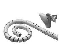 CONECTICPLUS Gaine pour câbles et fils spirale ø max : 20 mm grise 2m Argent G
