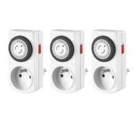 CONECTICPLUS Minuteur électrique programmable Mini Pack de 3