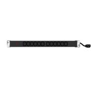 CONECTICPLUS Multiprise électrique 12 prises IEC C13 rackable 19 pouces avec disjoncteur