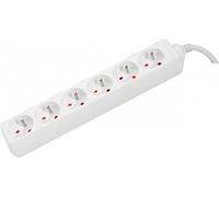CONECTICPLUS Multiprise électrique 6 prises sans interrupteur 4m blanche