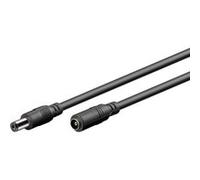 CONECTICPLUS Rallonge alimentation électrique dc ø 5.5 x 2.1mm - 3m noir Noir G