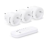 Prises Électriques Télécommandées 3er Set + 1x Télécommande 2300 Watt À 30m