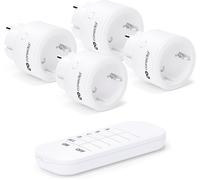 Conecto Kit De Démarrage Prises Sans Fil Avec Télécommande Jusqu’à 30m Blanc