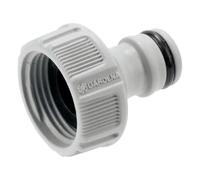 Conector de Grifo Gardena 26.5 mm Gris, Conexión Estanca y Duradera