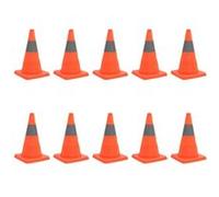 vidaXL Cônes de signalisation pliables 10 pcs. 42 cm