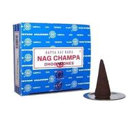 Cônes D'encens À Brûler Satya Sai Baba Nag Champa - Dhoop 10 Pièces