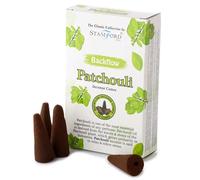 Cônes d'encens backflow - patchouli 37428 Puckator Stamford Blanc 4x1x1 cm