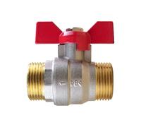 Conex/baninger 128715 mmt250808 - Vanne à sphère PN25 Papillon mâle/mâle ø 1 "