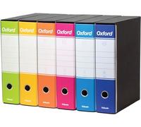 Conf 6 Enregistreurs OXFORD G85 couleur MIX dos 8 cm f.to protocole ESSELTE