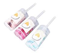 Confetti Stick, 3pcs Portable Party Confetti Wand Safe Inoffensif pour Mariage Anniversaire Baby Shower Hommes Femmes