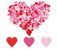Confettis Cœur 2,5 cm en Papier, Confettis Mariage Romantiques, Légers et Délicats, Décoration de Table pour Fête et Mariage, Lancer, Remplissage de Ballons Transparent, Boîtes Cadeaux DIY