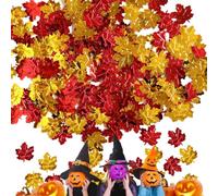 Confettis De Feuilles D'automne - 15 G En Forme De Feuille D'érable Pour Décoration De Table De Fête D'automne | Fournitures De Célébration De Thanksgiving Pour Ensembles De Fête, Décoration De La Mai