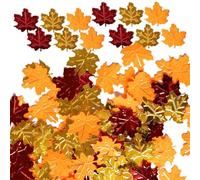 Confettis De Feuilles D'automne - 15 G En Forme De Feuille D'érable Pour Décoration De Table De Fête D'automne | Fournitures De Célébration De Thanksgiving Pour Ensembles De Fête, Décoration De La Mai