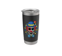 Confettis effrayants pour carnaval Dia De Los Muertos Gobelet isotherme en acier inoxydable double paroi