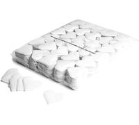 Confettis en forme de cœur Magic FX à chute lente, 55 mm de diamètre - Blanc, 1 kg - Formes de confettis en papier