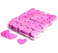 Confettis en forme de cœur Magic FX à chute lente, 55 mm de diamètre - Rose, 1 kg - Formes de confettis en papier