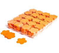 Confettis en forme de fleur Magic FX à chute lente, 55 mm de diamètre - Orange, 1 kg - Formes de confettis en papier
