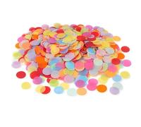 confettis multicolores anniversaire 6000 pièces 2,5?cm décoration de fête mariage baptême anniversaire enfants adultes 50g grands cercles papier léger