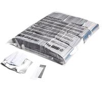 Confettis rectangulaires Magic FX Slowfall 55 x 17 mm - Blanc + Argent 1 kg - Confettis en papier
