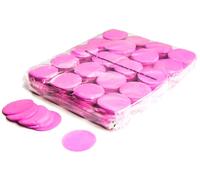 Confettis ronds Magic FX à chute lente, 55 mm de diamètre - Rose, 1 kg - Formes de confettis en papier